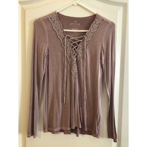 American Eagle long sleeve blouse